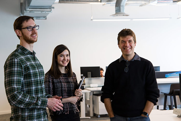 Associate Professor Frank Rudzicz and two fellow Winterlight Labs co-founders