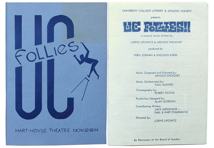 An old program from a UC Follies show