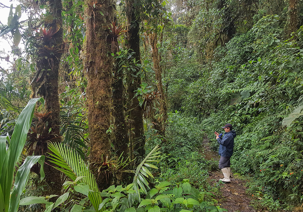 Student in Yasuni National Park