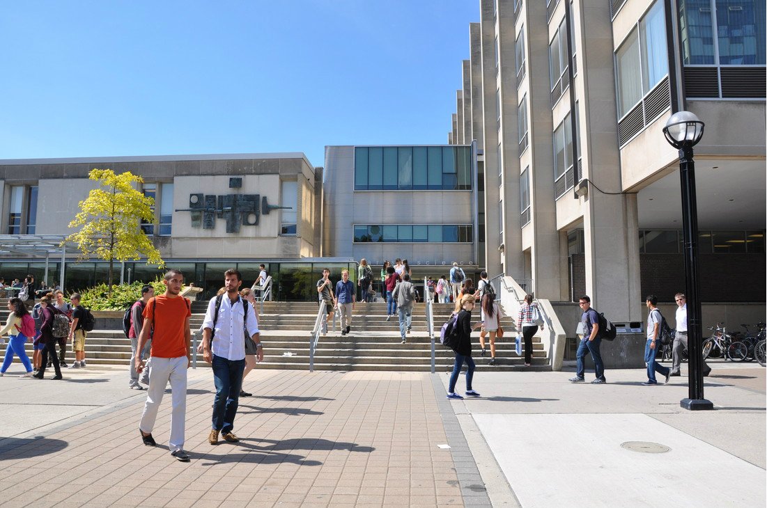 Exterior photo of Sidney Smith Hall