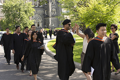 Rotman students during Convocation