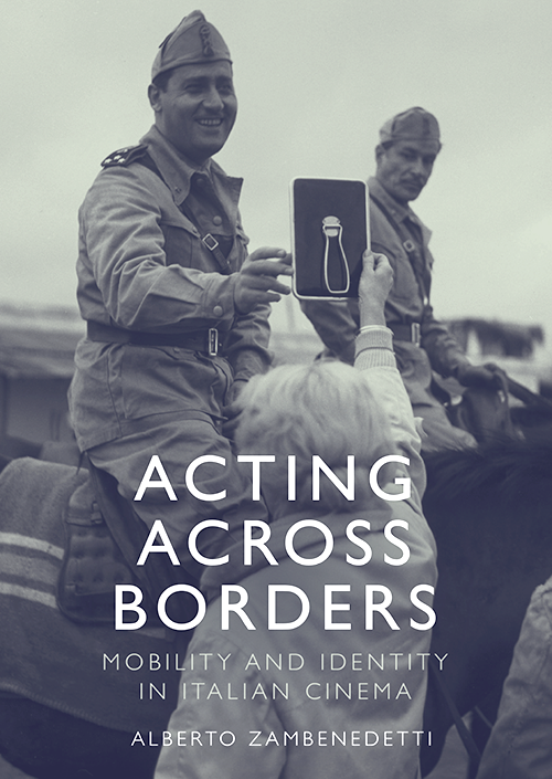 A picture of two people with the title, "Acting Across Borders."