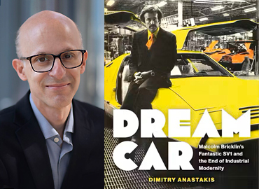 Dimitry Anastakis’ and cover of new book Dream Car.