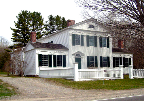  Barnum House Grafton - exterior of beautiful old white wooden house