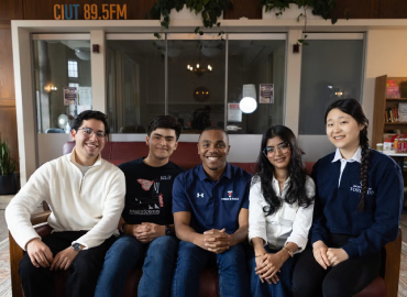 Diego Arreola Fernández, Felipe Sarmiento Gómez, Isaiah Gardner, Ruqaiya Rahman and Catherine Wang.