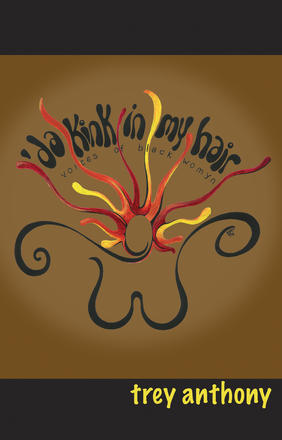 Book Cover titled: 'da Kink in my hair - with a stylized illustration of hair on cover