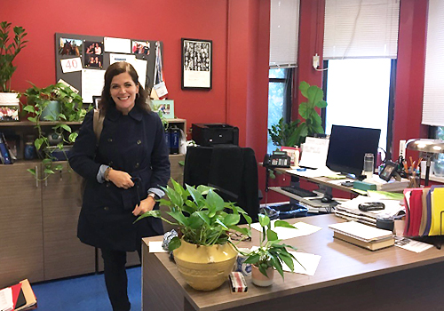 Lisa Cirillo in her former office.