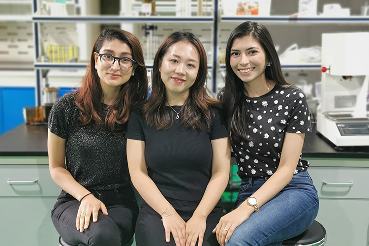 Nuha Siddiqui, Chang Dong and Kritika Tyagi.