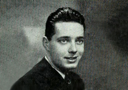Ernest Goggio in his 1944 yearbook photo.