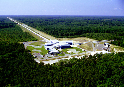 LIGO Laboratory detector site, surrounded by trees