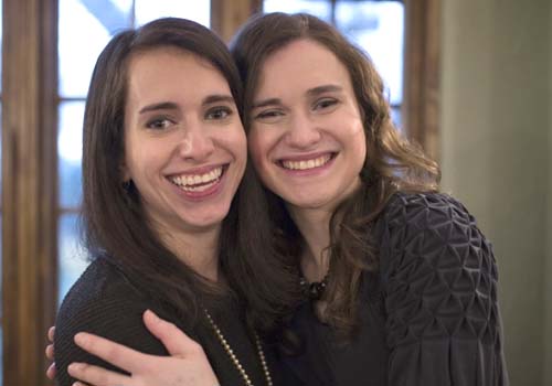(L to R) Rachel and Jessica Chaikof.