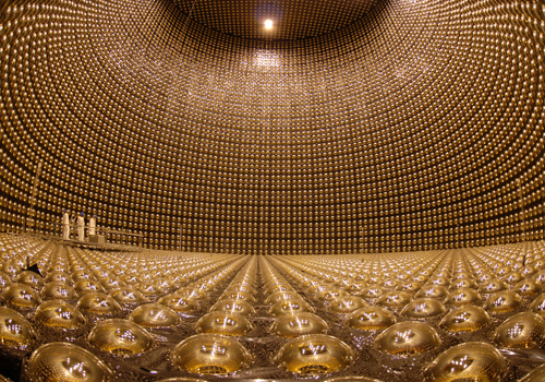 A bright yellow room with bubbles.