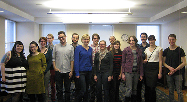 group photo of philosophy grad students