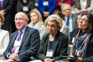 Rose Wolfe, Elizabeth Wolfe and Larry Tanenbaum