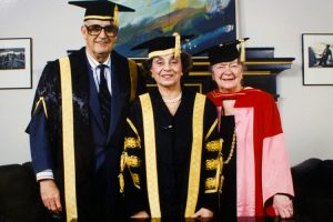 Rose Wolfe, John Black Aird and Pauline McGibbon