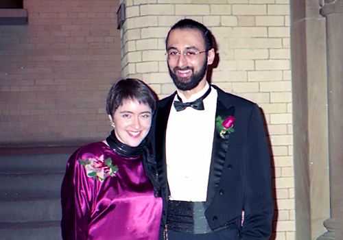 Shannon Hamm (left) and Amir Hussain.