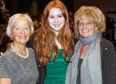 Janet Paterson, Samii Folliott and Linda Schuyler