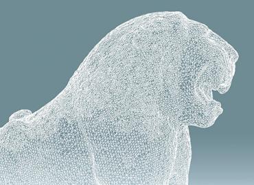 3D model of a lion