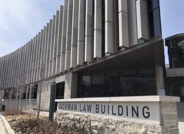 Image of the exterior of the Jackman Law building