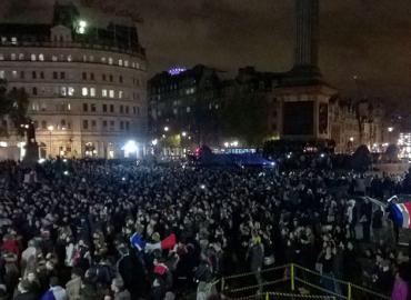 London vigil for Paris attacks