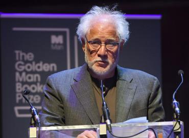 Faculty of Arts &amp;amp; Science alumnus Michael Ondaatje speaks after winning the Golden Man Booker Prize at The Royal Festival Hall on July 8, 2018 in London, England.