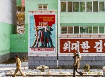 North Korea streetscape