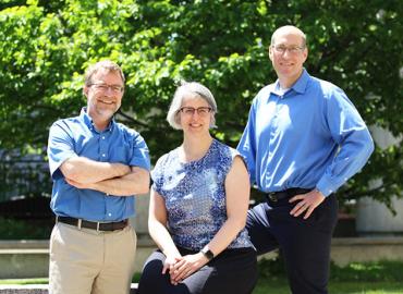 Paul Gries, Karen Reid and Michael McCarthy.