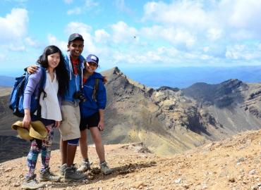 students in a field trip to New Zealand