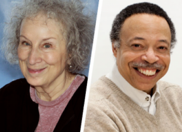 Margaret Atwood and George Elliott Clarke