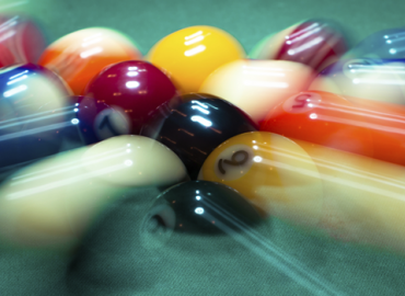Blurry billiard balls