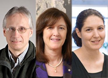 Headshots of Jonathan Abbatt, Barbara Sherwood Lollar and Debra Wunch 