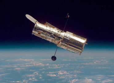 The Hubble Telescope in space