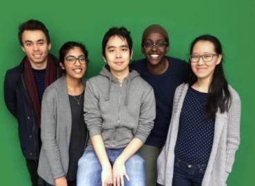 Daniel Derkach, Melanie Ramnauth, Benjamin Tang, Abokor Abdulkarim and Amber Lim. and Amber Lim.