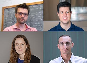 David Curtin, Department of Physics;  Roger Grosse, Department of Computer Science;  Tovi Grossman, Department of Computer Science;  and Sophie Rousseaux, Department of Chemistry.