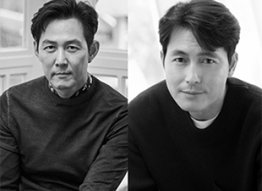 Headshots of Lee Jung-jae &amp;amp; Jung Woo-sung