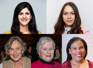 Annum Bokhari, Sofiya Datsyuk, Bernice Frieday and Celeste Francis Esteves.