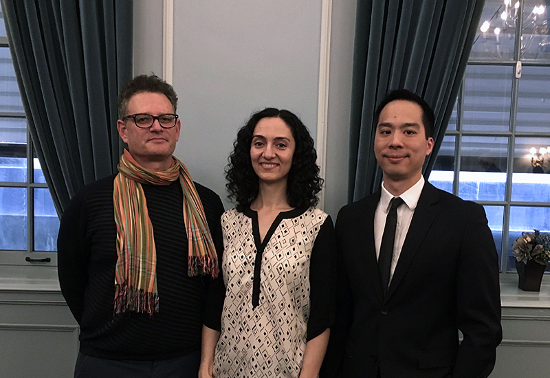 Jonathan Korman, Parisa Moosavi and Kenneth Yip