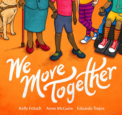 The cover of the book, We Move Together.