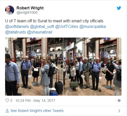 Tweet from Robert Wright